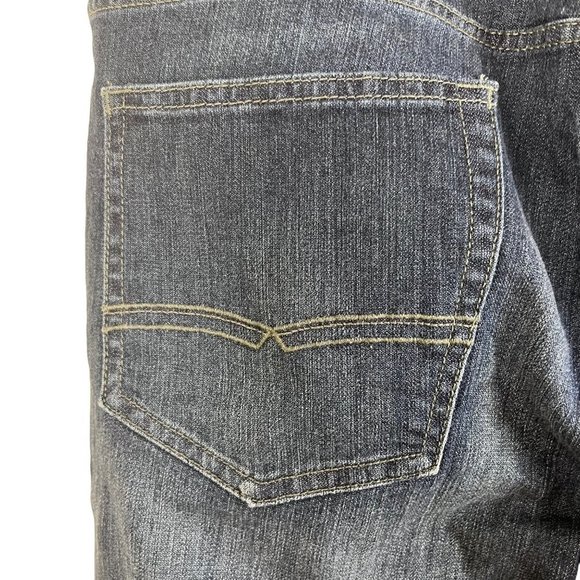 BUFFALO DAVID BITTON Dark Wash Driven-X Basic Straight Stretch Denim Jeans Size - Picture 5 of 11